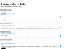 Tablet Screenshot of carloscallon.com